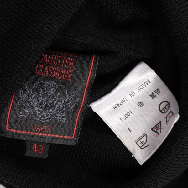 Jean Paul GAULTIER CLASSIQUE Tuck Design Turtle Neck Knit K-134797_016