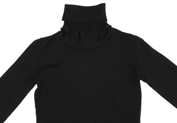 Jean Paul GAULTIER CLASSIQUE Tuck Design Turtle Neck Knit K-134797_003