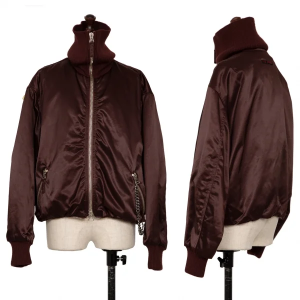 JPG JEAN'S Chain Pocket Bomber Jacket Bordeaux 42 K-134808_001