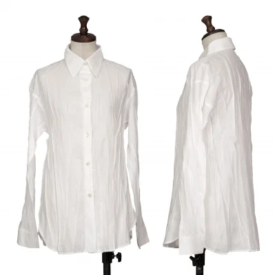 HIROKO BIS Poly Wrinkle Pleats Shirt
