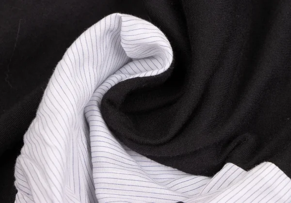 Y's Cotton Sleeve Switching T Shirt K-134873_010