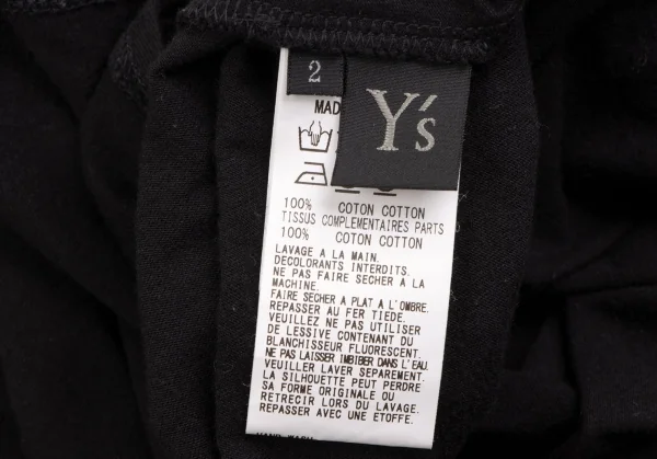 Y's Cotton Sleeve Switching T Shirt K-134873_011