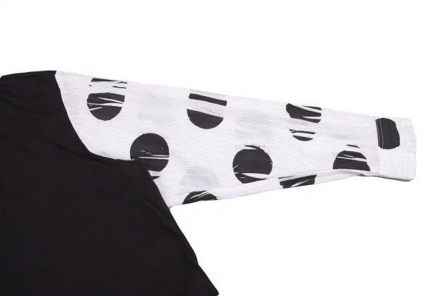 Y's Cotton Sleeve Switching T Shirt K-134873_005