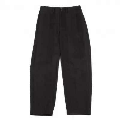 Y's Shadow Stripe Cotton Tapered Pants