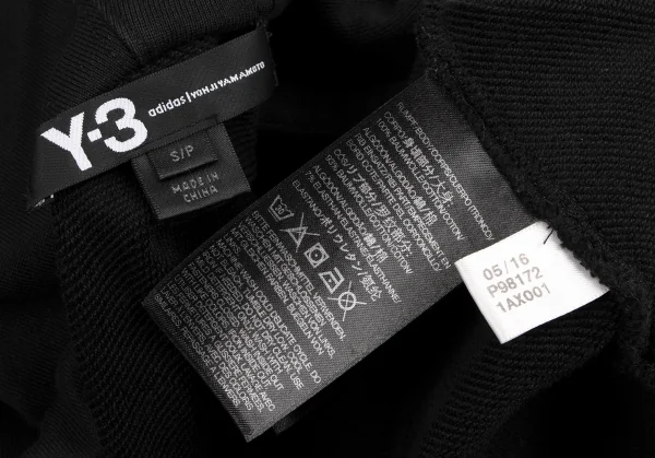 Y-3 Cotton Back Logo Double Zip Hoodie K-134900_020