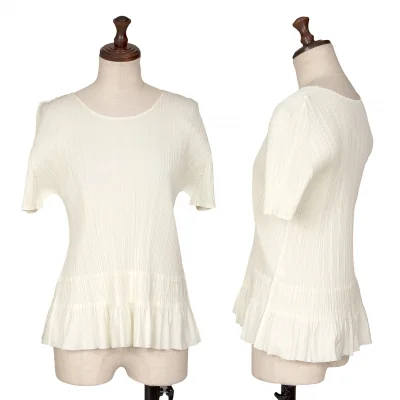 PLEATS PLEASE Hem Switching T Shirt