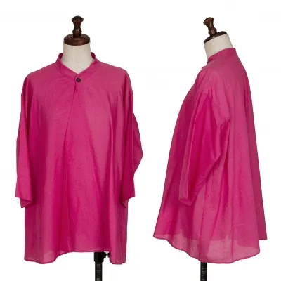 JURGEN LEHL Cotton Mao Collar Blouse