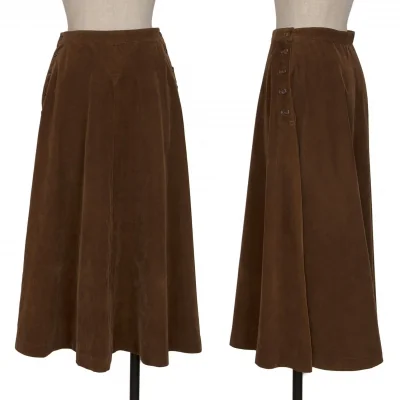 Mademoiselle NON NON Corduroy Flare Skirt