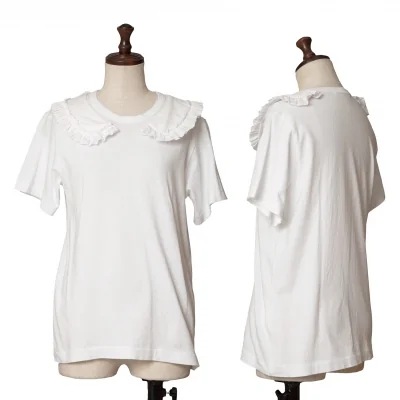 COMME des GARCONS Ruffle Collar Paste T Shirt