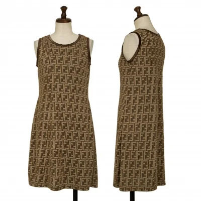 FENDI Jacquard Sleeveless Tunic