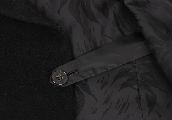 COMME des GARCONS Wool Lining Floral Pattern Coat K-134986_012