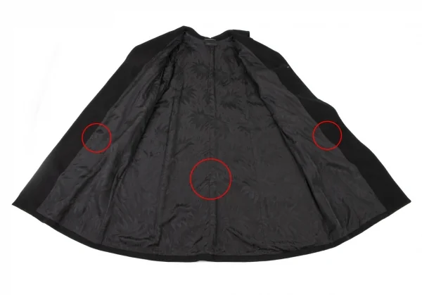 COMME des GARCONS Wool Lining Floral Pattern Coat K-134986_013