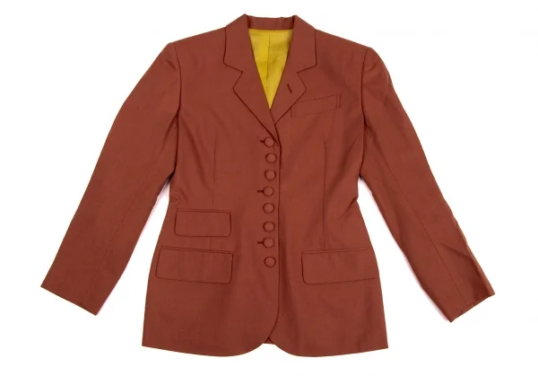 Jean-Paul GAULTIER FEMME Faux Button Wool Poly Jacket K-135017_002