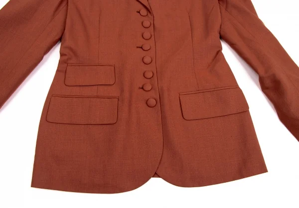 Jean-Paul GAULTIER FEMME Faux Button Wool Poly Jacket K-135017_010