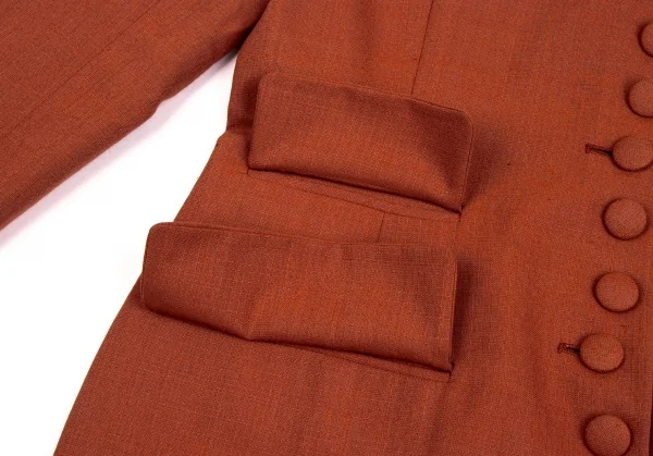 Jean-Paul GAULTIER FEMME Faux Button Wool Poly Jacket K-135017_011