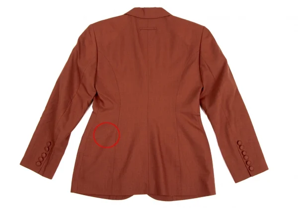 Jean-Paul GAULTIER FEMME Faux Button Wool Poly Jacket K-135017_014