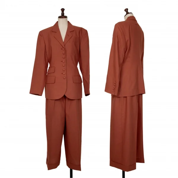 Jean-Paul GAULTIER FEMME Faux Button Wool Poly Jacket K-135017_018