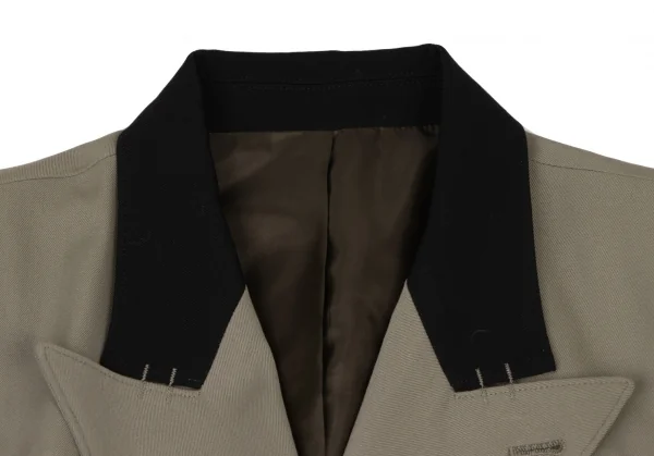 Jean-Paul GAULTIER CLASSIQUE Checker Switching Wool Jacket K-135027_004