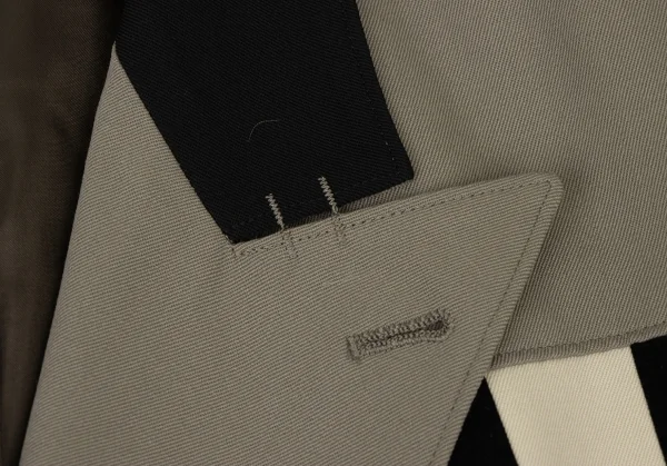 Jean-Paul GAULTIER CLASSIQUE Checker Switching Wool Jacket K-135027_005