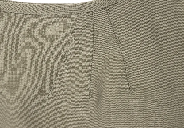 ジャンポールゴルチエクラシックJean Paul GAULTIER CLASSIQUE ウールギャバワイドパンツ グレージュ40 K-135028_004