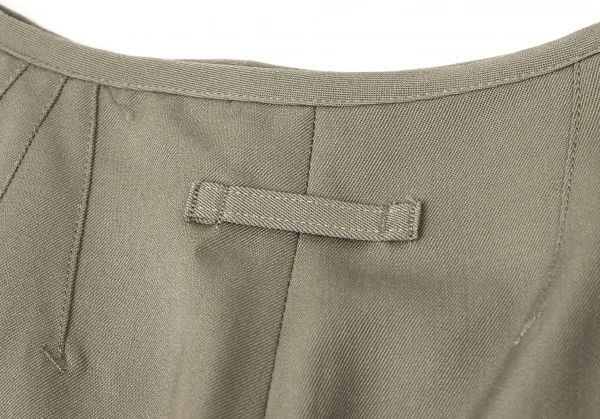 ジャンポールゴルチエクラシックJean Paul GAULTIER CLASSIQUE ウールギャバワイドパンツ グレージュ40 K-135028_009