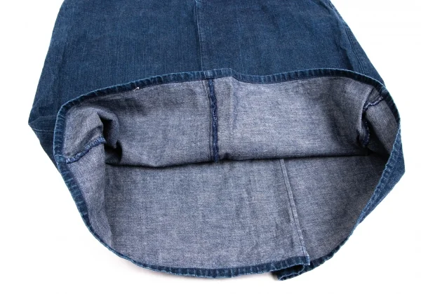 45rpm コットン裾タックデニムスカート インディゴブルー3 K-135055_009