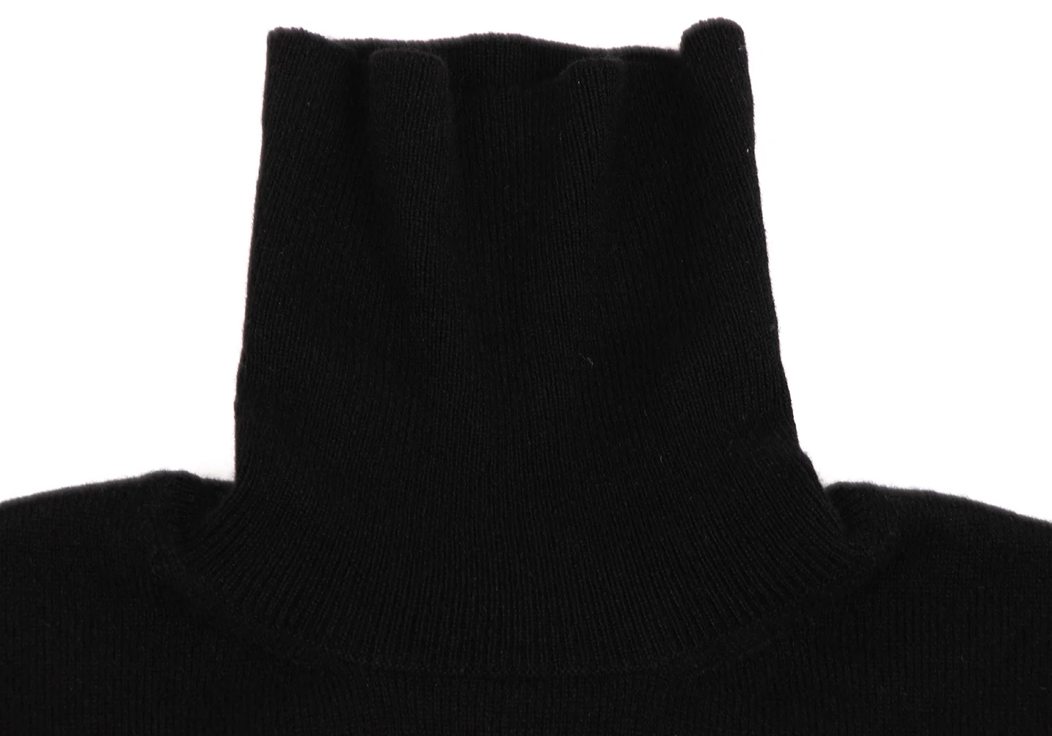 マドモアゼルノンノンMademoiselle NON NON カシミヤワンポイント刺繍タートル半袖ニット 黒38M 【レディース】 マドモアゼルノンノンMademoiselle NON NON カシミヤワン