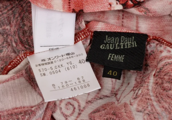 Jean Paul GAULTIER FEMME Accessory Transfer T Shirt K-135110_013