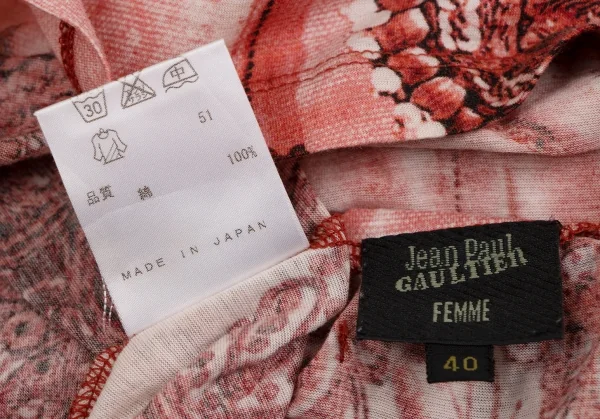 Jean Paul GAULTIER FEMME Accessory Transfer T Shirt K-135110_014