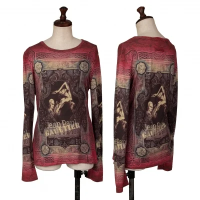 Jean-Paul GAULTIER FEMME Tattoo Artist Printed T Shirt