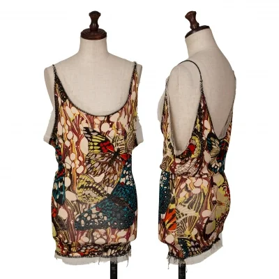 Jean Paul GAULTIER MAILLE FEMME Mesh Switching Butterfly Camisole 