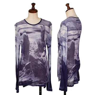 Jean Paul GAULTIER SOLEIL Printed Asymmetry T Shirt