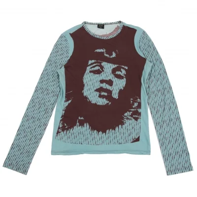 Jean Paul GAULTIER HOMME Face Logo Printed T Shirt
