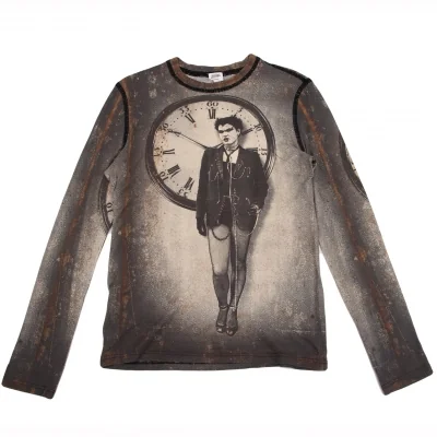 Jean Paul GAULTIER HOMME Punk Girl Printed T Shirt