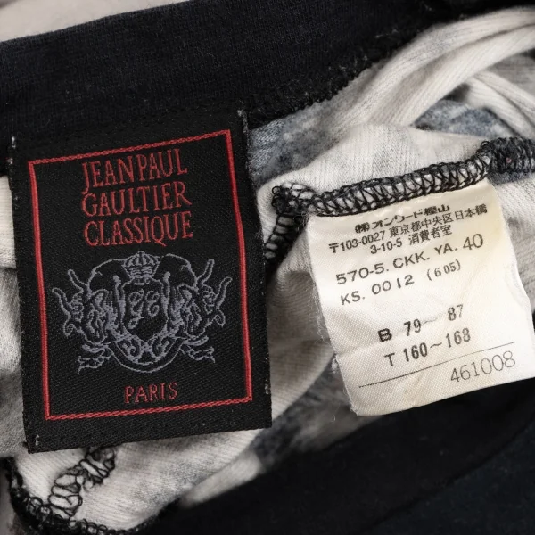 Jean-Paul GAULTIER CLASSIQUE Logo Printed T Shirt K-135141_015