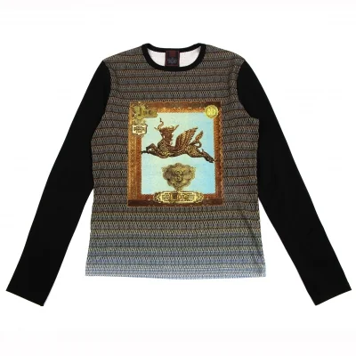 Jean-Paul GAULTIER CLASSIQUE Bill Printed Long Sleeve T Shirt