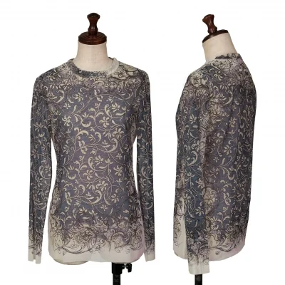 Jean-Paul GAULTIER CLASSIQUE Botanical Printed Mesh T Shirt