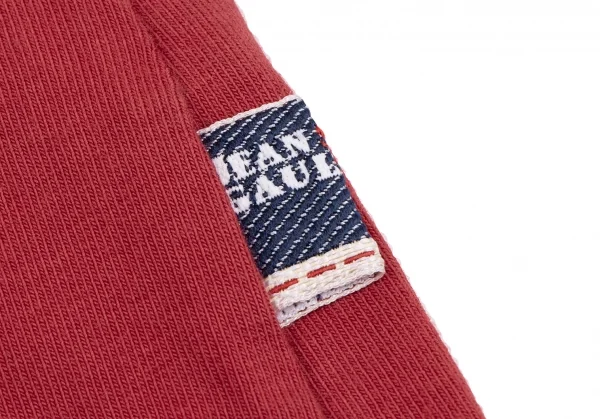 ジーンズポールゴルチエJean's Paul GAULTIER フロッキープリントメタリックロゴカットソー 赤M K-135158_008