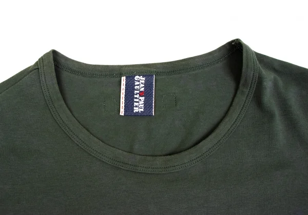 ジーンズポールゴルチエJean's Paul GAULTIER ロゴ刺繍プリントカットソー 深緑M K-135159_004