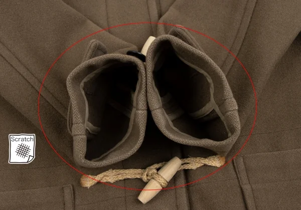 MHL Round Collar Wool Duffle Coat K-135164_010