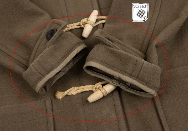 MHL Round Collar Wool Duffle Coat K-135164_011