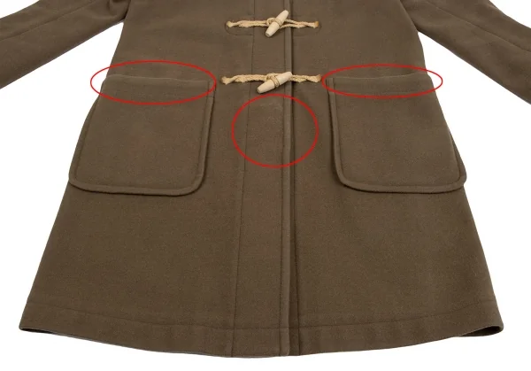 MHL Round Collar Wool Duffle Coat K-135164_012