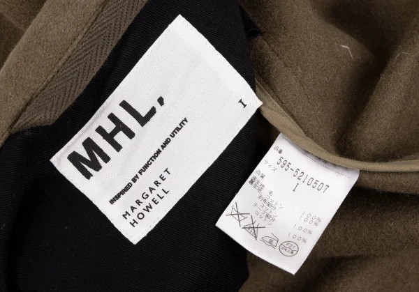 MHL Round Collar Wool Duffle Coat K-135164_019