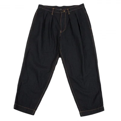 tricot COMME des GARCONS Wool Check Cropped Pants 