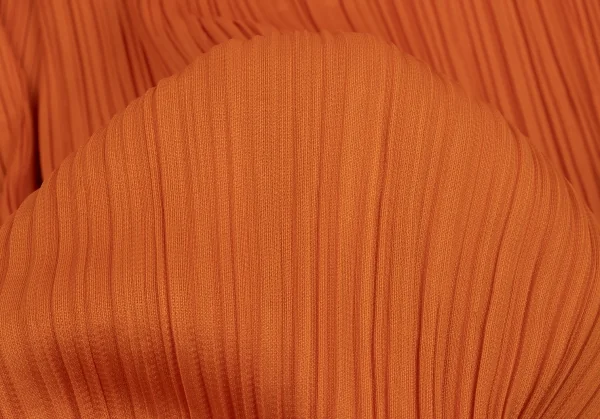 プリーツプリーズPLEATS PLEASE プリーツワイドパンツ オレンジ2 K-135172_010