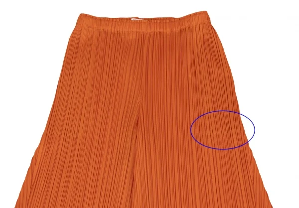 プリーツプリーズPLEATS PLEASE プリーツワイドパンツ オレンジ2 K-135172_002