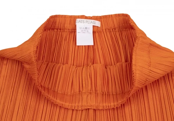 プリーツプリーズPLEATS PLEASE プリーツワイドパンツ オレンジ2 K-135172_005