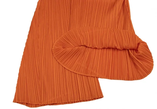 プリーツプリーズPLEATS PLEASE プリーツワイドパンツ オレンジ2 K-135172_008