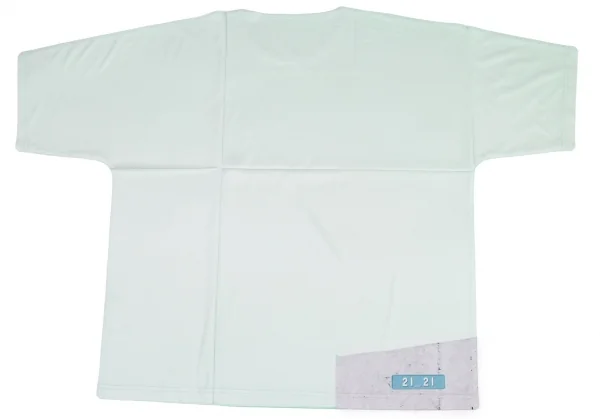 イッセイミヤケISSEY MIYAKE 21_21 DESIGN SIGHT コンクリートプリントフラットTシャツ ライトグレー3 K-135189_010