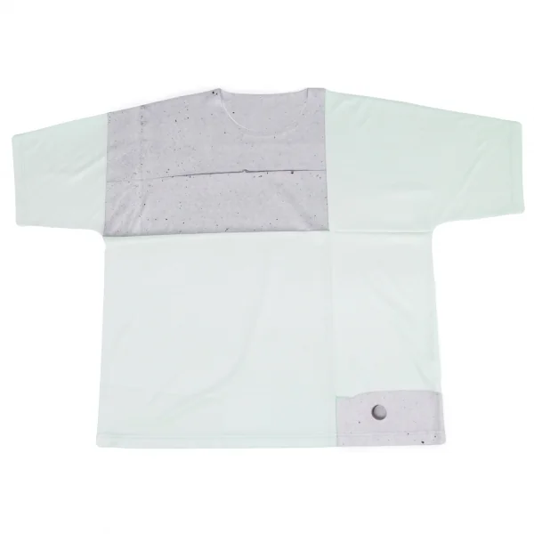 イッセイミヤケISSEY MIYAKE 21_21 DESIGN SIGHT コンクリートプリントフラットTシャツ ライトグレー3 K-135189_002